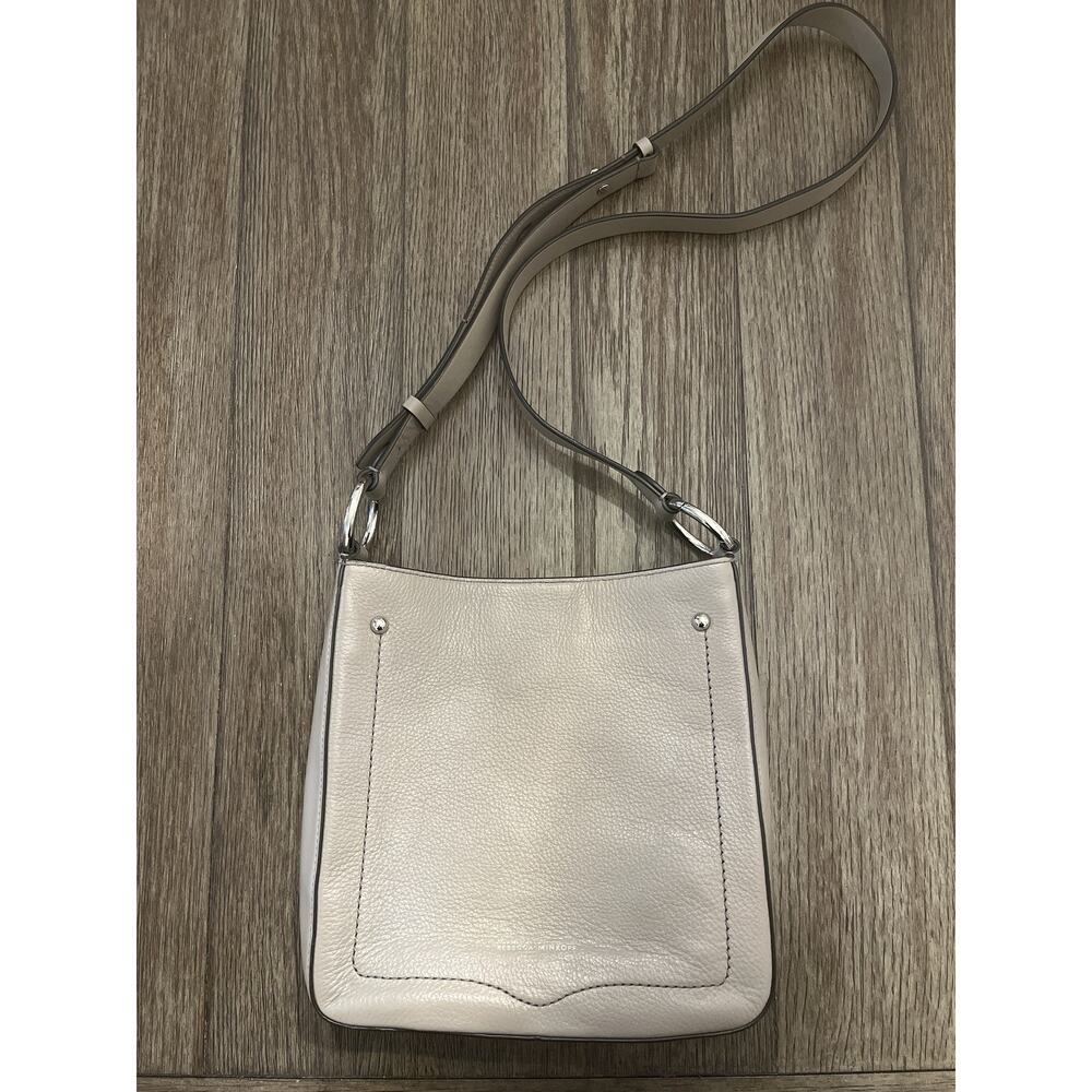 Rebecca Minkoff Gray Leather Shoulder Bag Handbag Purse - Used - Good